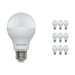 Voordeelpak 10x Noxion Lucent Classic LED E27 Peer Mat 13W 1521lm - 830 Warm Wit | Vervangt 100W
