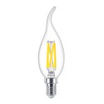 Philips MASTER LED E14 Gebogen-tip Kaars Filament Helder 3.4W 470lm - 922-927 Dim To Warm | Beste Kleurweergave - Dimbaar - Vervangt 40W