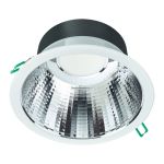 Philips LED Downlight Coreline DN142B Aluminium Wit 11W 1200lm 60D - 830 Warm Wit | Zaagmaat 155mm - IP20 - UGR<19