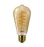 Philips MASTER Value LED Lamp E27 Edison Filament Goud 4W 250lm - 818 Zeer Warm Wit | Dimbaar - Vervangt 25W