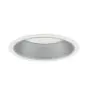 Philips LED Downlight LuxSpace Compact Lage hoogte DN570B 16.5W 2200lm 80D - 830 Warm Wit | 214mm - Aluminium Reflector Mat